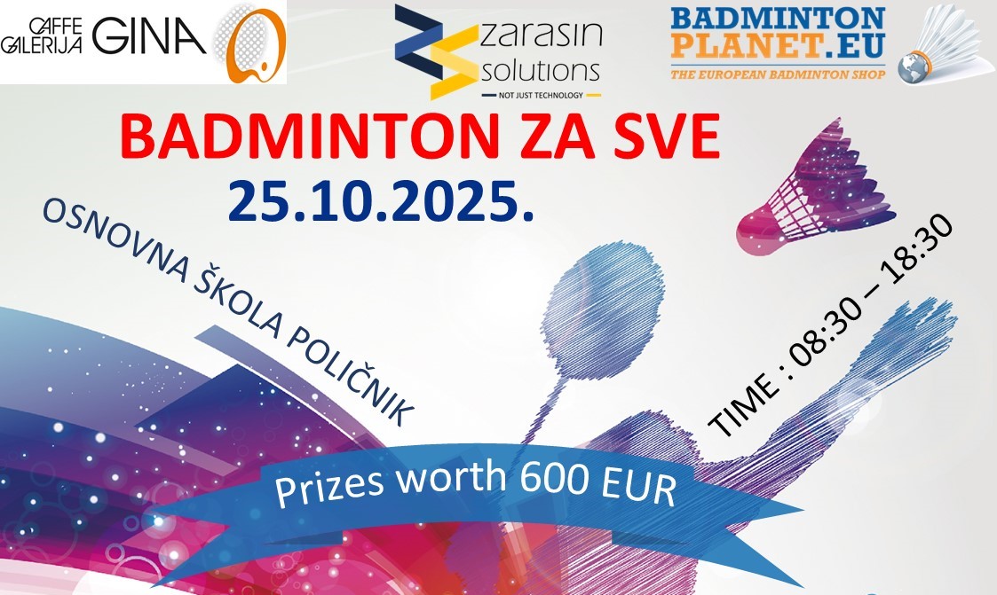 Badminton Za Sve – 25.10.2025.